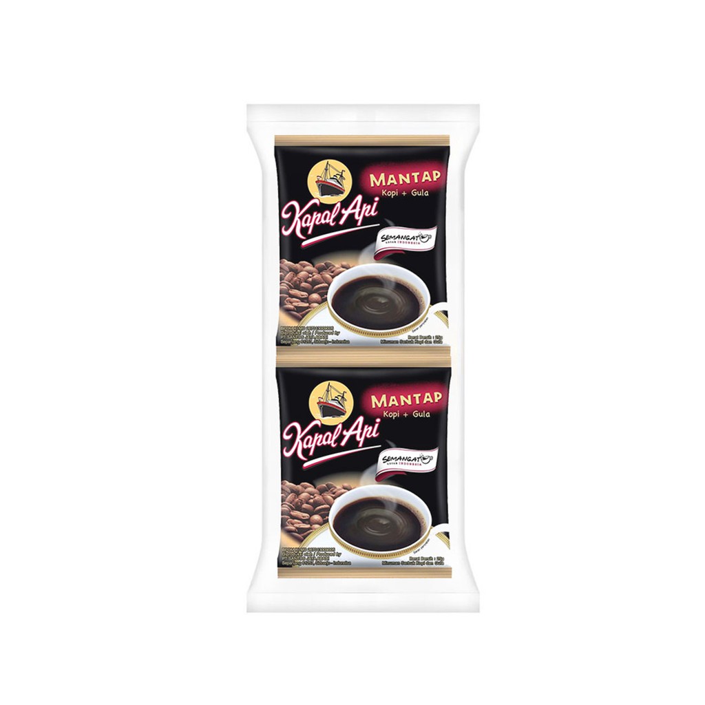 

Kapal Api Kopi Bubuk+Gula 10x25g