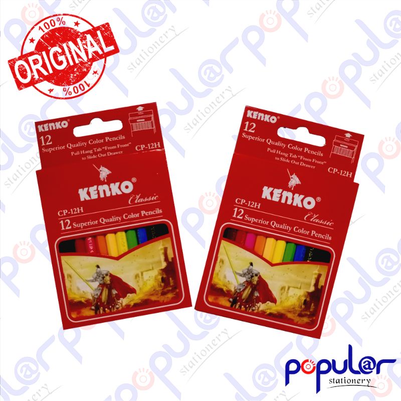 

Pensil Warna Kenko 12C Pendek