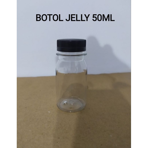 Botol jelly 50 ml // botol pet 50 ml // botol plastik