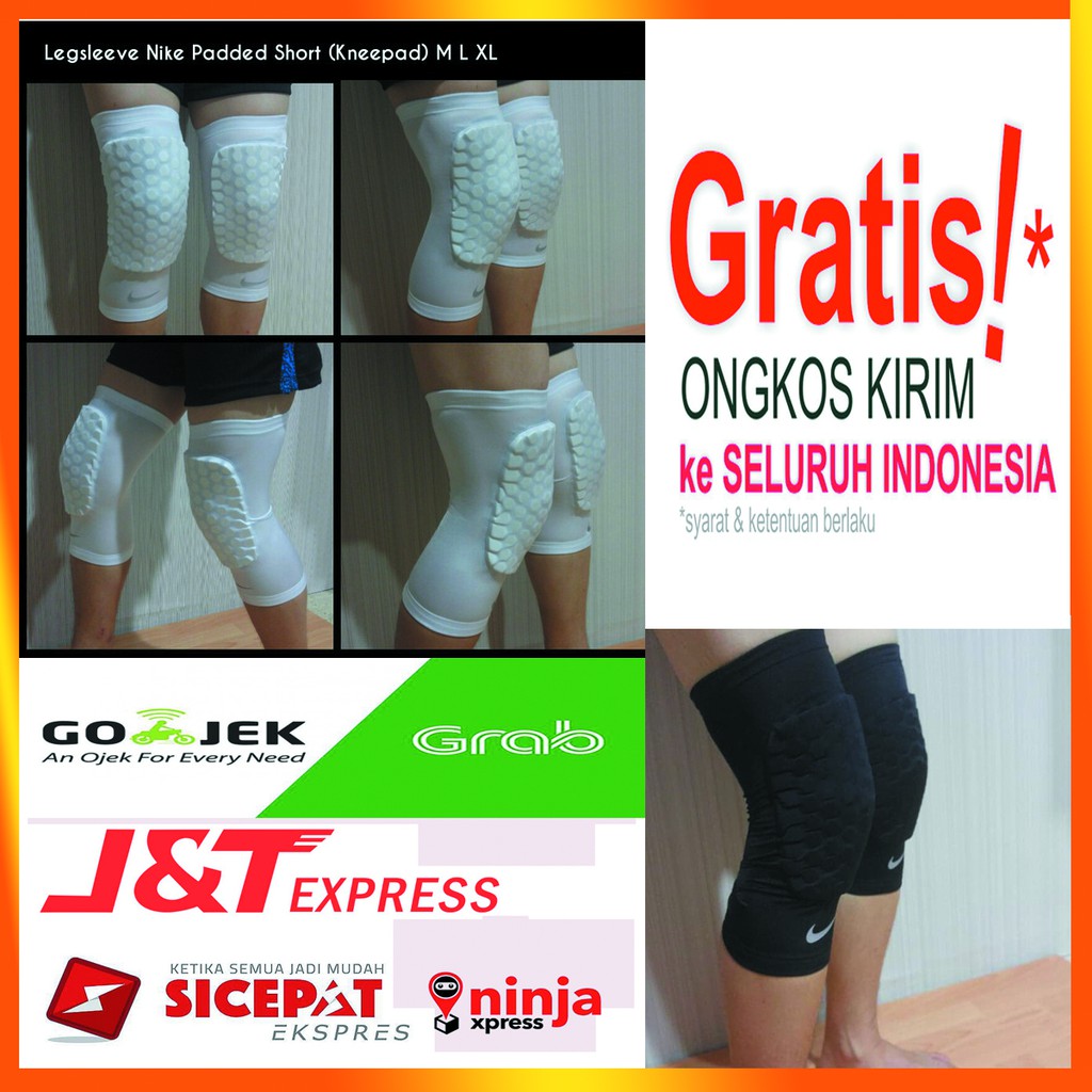 KNEE PAD NIKE / KNEE PAD FUTSAL / KNEE PAD BASKET / KNEE SLEEVE/ LEG SLEEVE / LEG SLEEVE PADDED