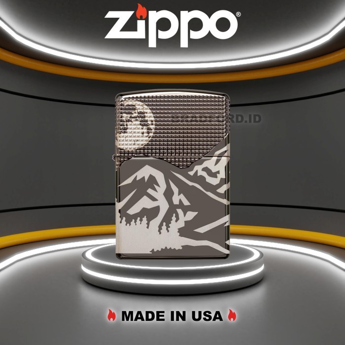 Zippo Armor Mountain Design 49299 Original Made In USA