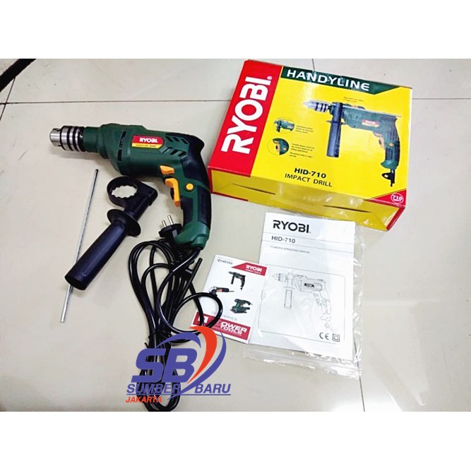 Mesin bor bobok Impact Drill RYOBI set bor 13mm bor tembok /bor beton KUALITAS TERBAIK SBJ