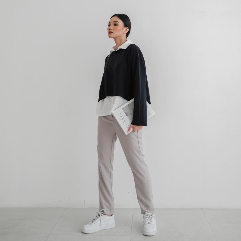 Beige Studio - Maven Pants |  Bawahan Celana Panjang High Waist Pencil Wanita