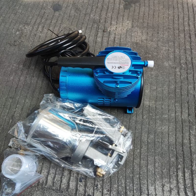 portabel compresor mini ekonomi ( 25 psi - listrik 220v)