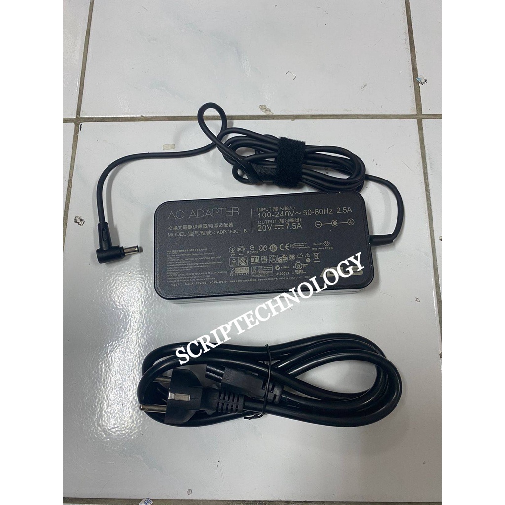 Adaptor Charger ASUS ROG G531G FX95G FX505GT 150W 20V 7.5A ORIGINAL