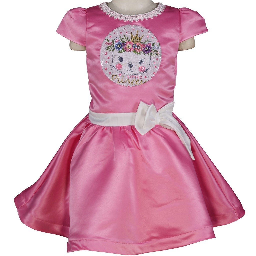 Odaiba - Party Dress Anak POD 37 1-4 Pink