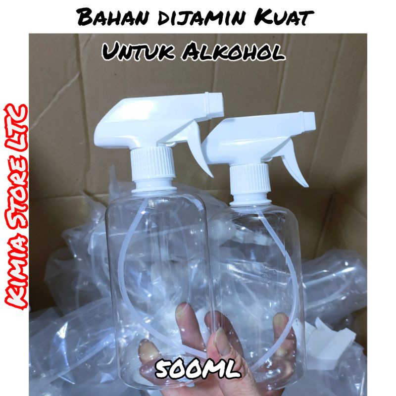 BOTOL SPRAY 500ML Plastik Tebal dan Kuat digunakan untuk 