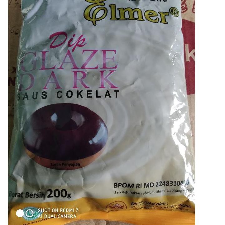 

Termurah!! KODE-491 dip glaze elmer coklat 200gr
