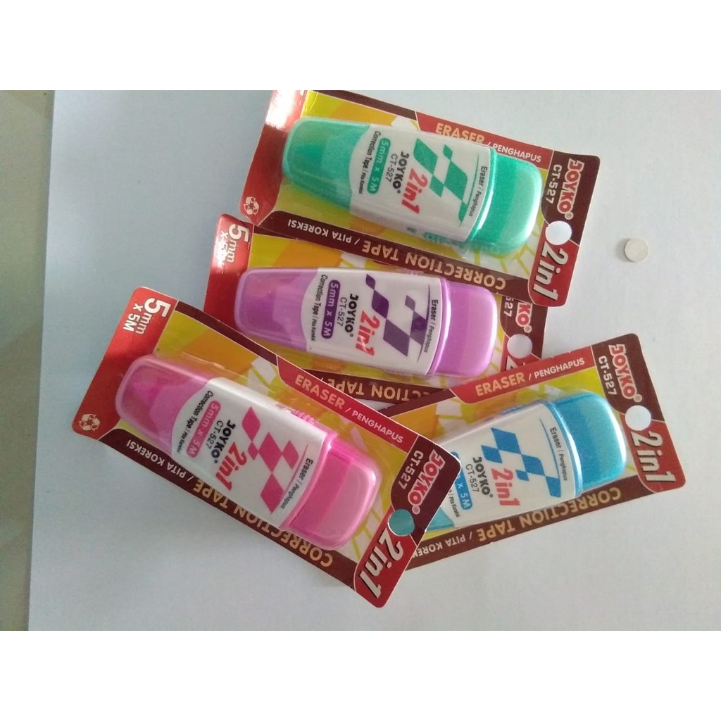 

CORRECTION TAPE CT-527 JOYKO 2 IN 1