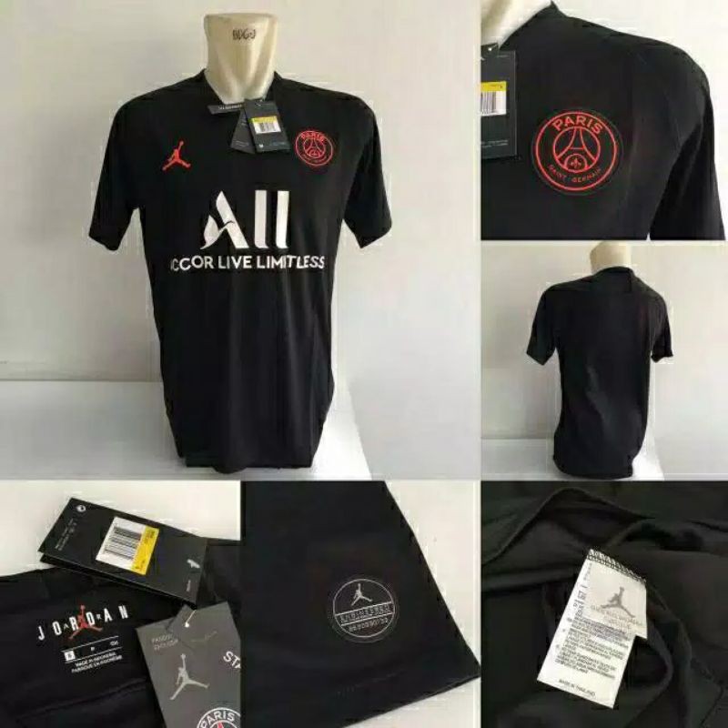 Jersey PSG GK Black Jordan 19/20 Grade Ori