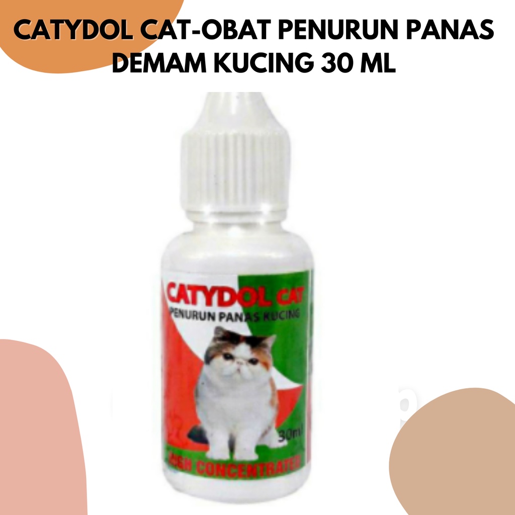 Catydol obat penurun panas- DEMAM KUCING 30 ML