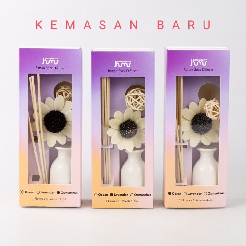 REED DIFFUSER STICK BUNGA LENGKAP DIFUSER PENGHARUM RUANGAN SET SOUVENIR KADO HADIAH LAVEFIRE