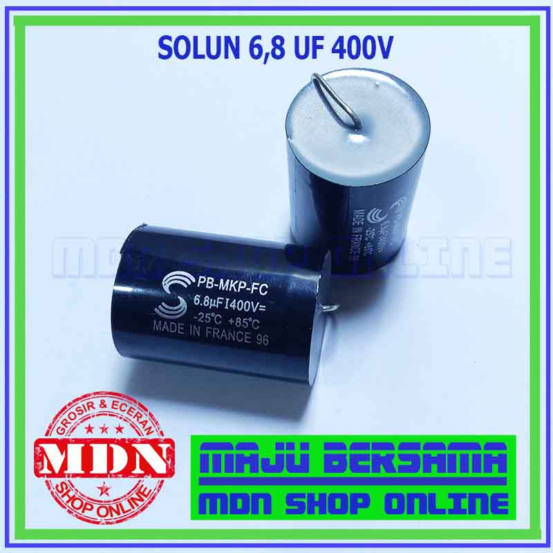 Solun 6.8 uf - Kapasitor 6.8 Uf 400V - Kapasitor Tweeter