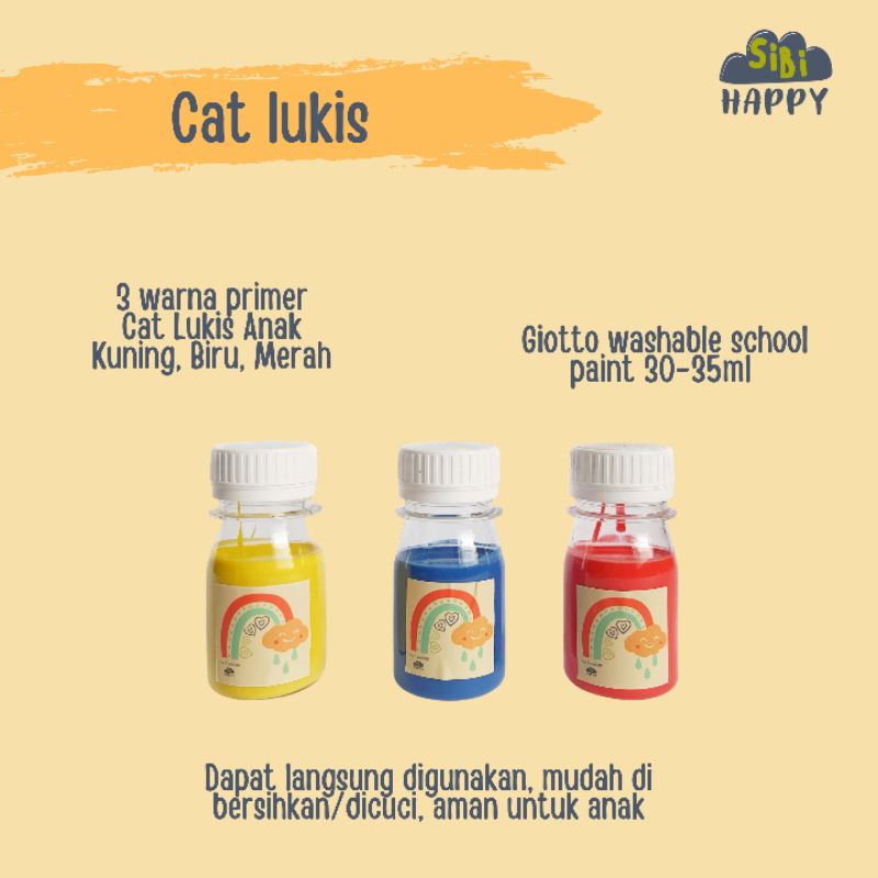 

cat lukis anak giotto school paint washable 30 35 ml