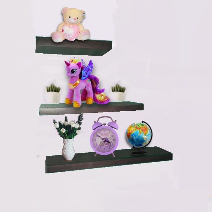 3 Pcs Rak Ambalan Melayang Dinding minimalis Murah / Floating Shelves