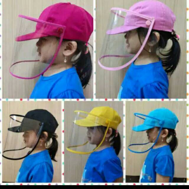 Face shield topi pelindung wajah