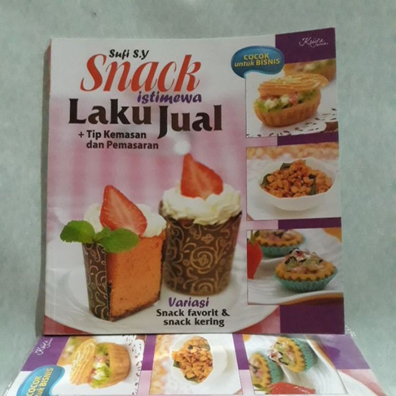 

Buku Kuliner - Snack Istimewa Laku Jual (Variasi Snack Kering & Snack Basah)