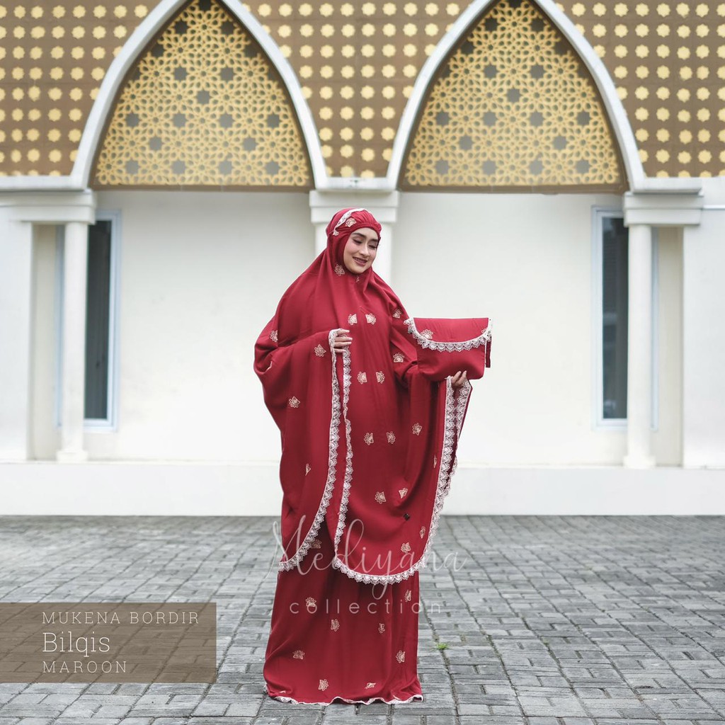 Mukena dewasa terbaru 2021/Mukena bordir renda bilqis