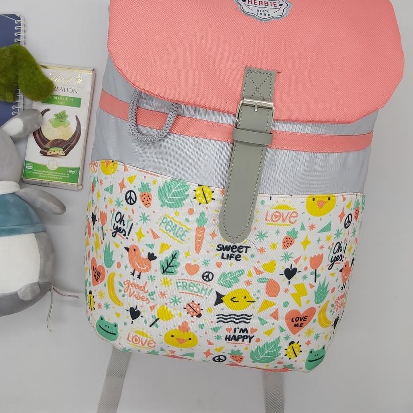 ♜ GROSIR TAS RANSEL WANITA HERBIE TYPE OMORPHY TAS TRAVELING TERBARU TAS SEKOLAH ➨