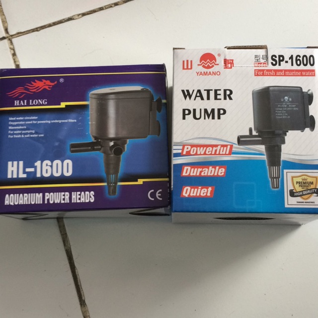 Aquarium power heads atau mesin filter aquarium type 1600