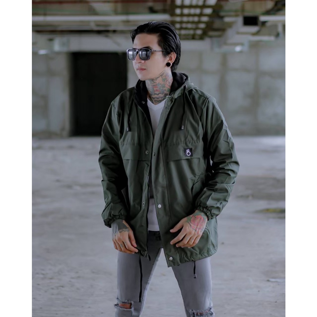 Jaket Outdoor Jaket Parasut Jaket Pria Jaket Distro Jaket The Bojiel Hijau