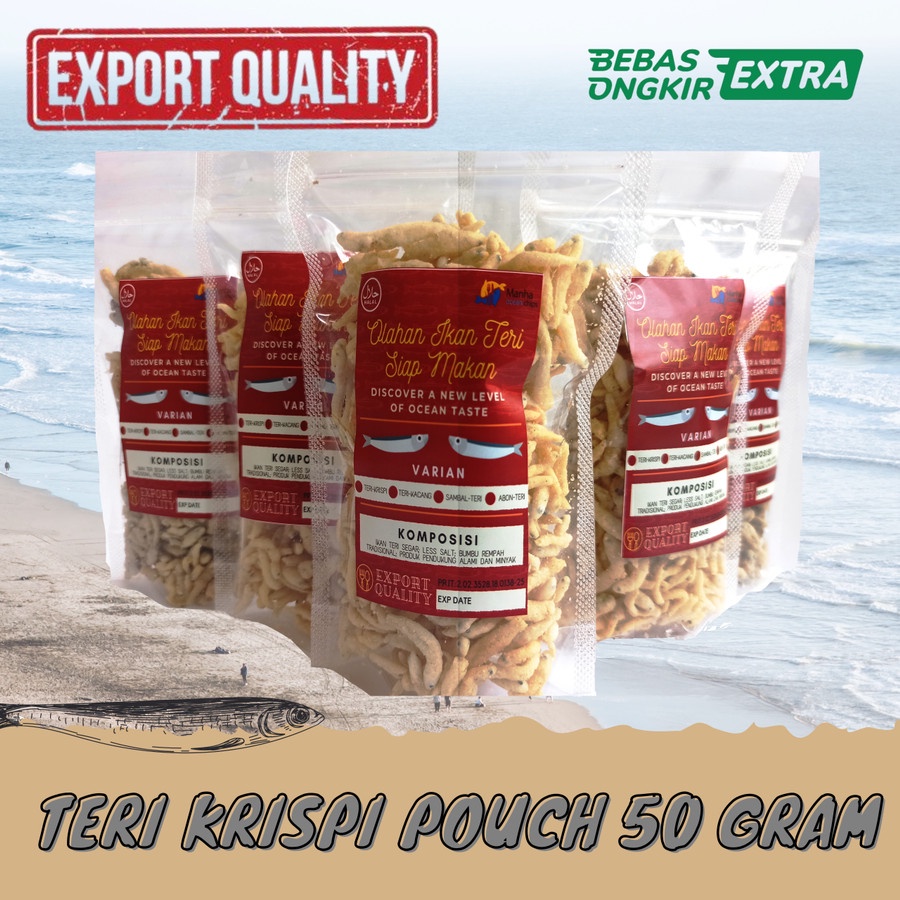 

Teri krispi crispy non MSG MPASI gluten free Premium