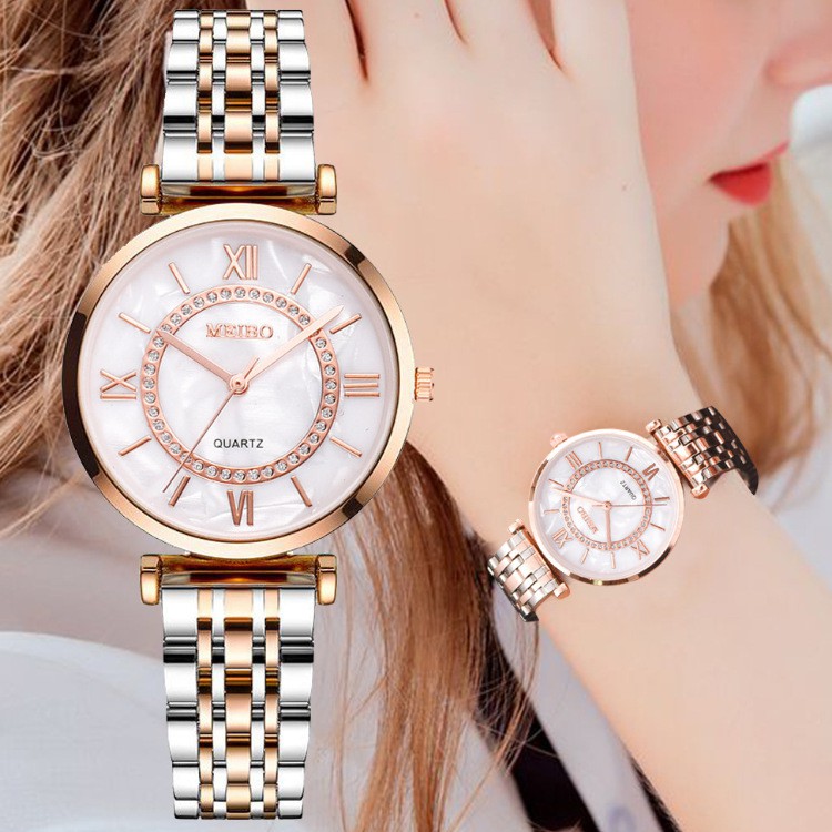 (BISA COD) Jam Tangan Wanita Strap Rantai Kecil Fashion Korea  Murah Kekinian Women Watch JT37A