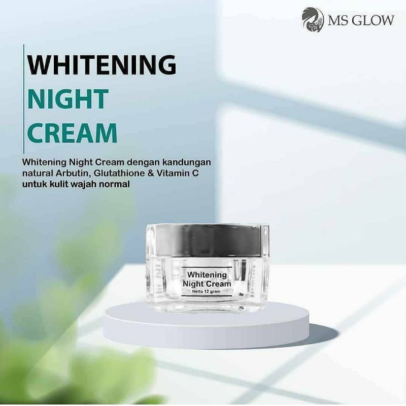 Jual Whitening Night Cream Ms Glow Ori Shopee Indonesia