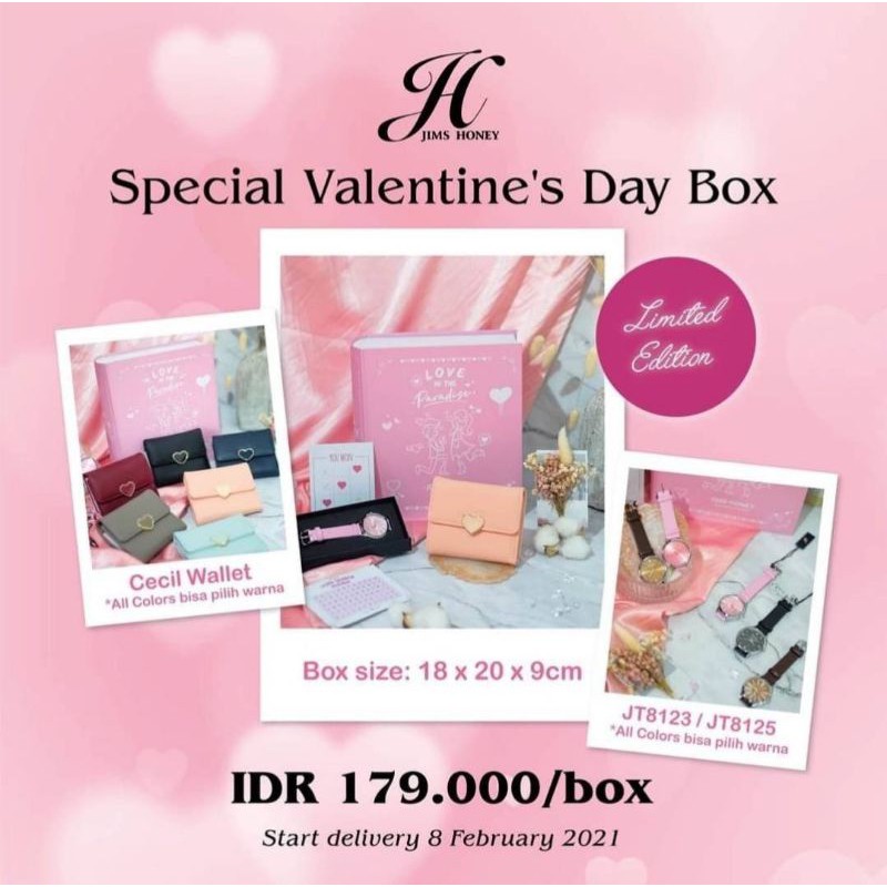 

JIMS HONEY Gift Box Special JH Giftbox (Box Packaging Mewah Elegan) Kado FREE Kartu Ucapan