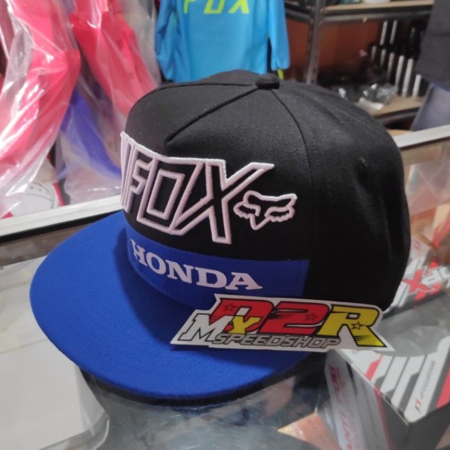 Topi snapback fox honda topi racing product topi kwalitas original