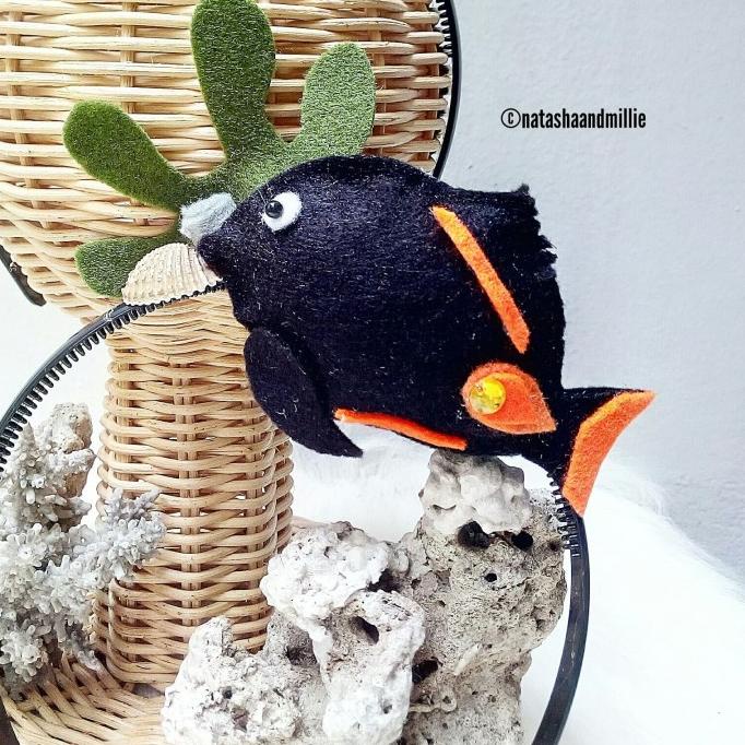 =====] BANDO IKAN HITAM ( BLACK ACHILLES) & UNGU (PURPLE TANG)