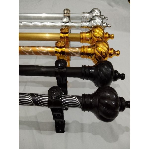 Besi gorden fullset / tiang hordeng / batang hordeng /batang gorden murah/tiang hordeng/tiang gorden