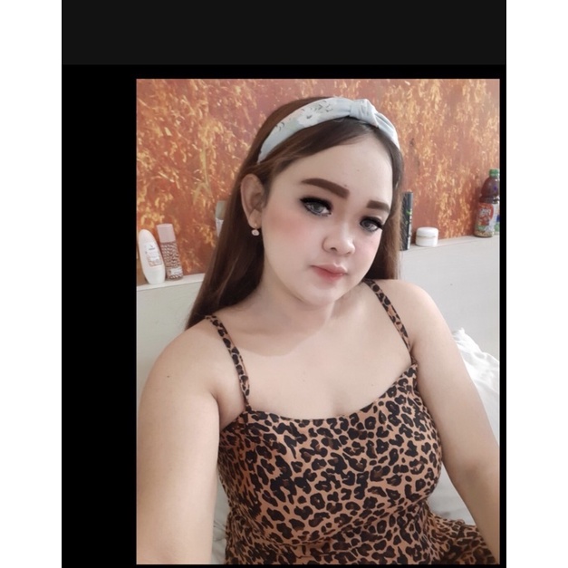 MINI DRESS YUKENSI RAYON LEOPARD MACAN  DASTER BIGSIZE JUMBO BESAR