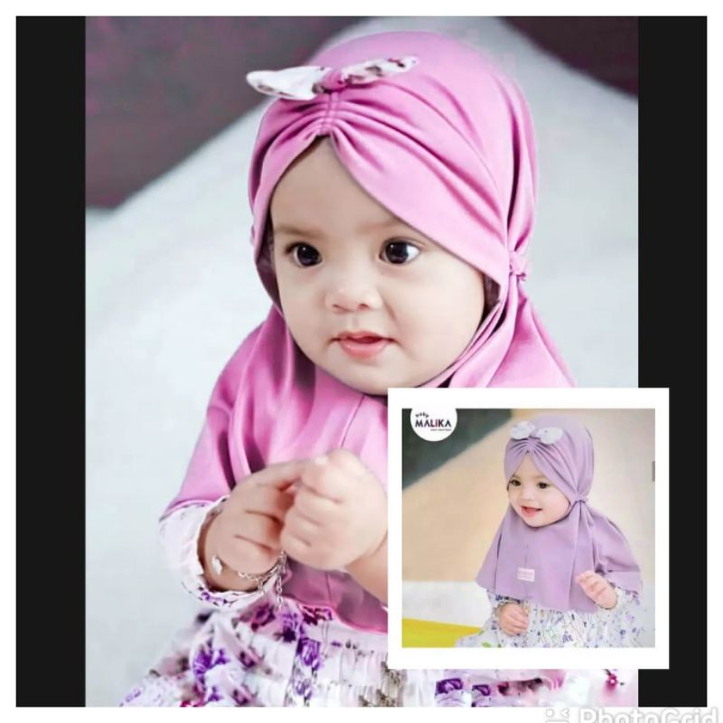 Jilbab Nabila Anak bayi Instan 0-3 Tahun Bahan Lembut Adem | Hijab baby sekolah Tk newborn lucu Premium kekinian | Kerudung Perempuan Sd Terbaru 6-12 Bulan