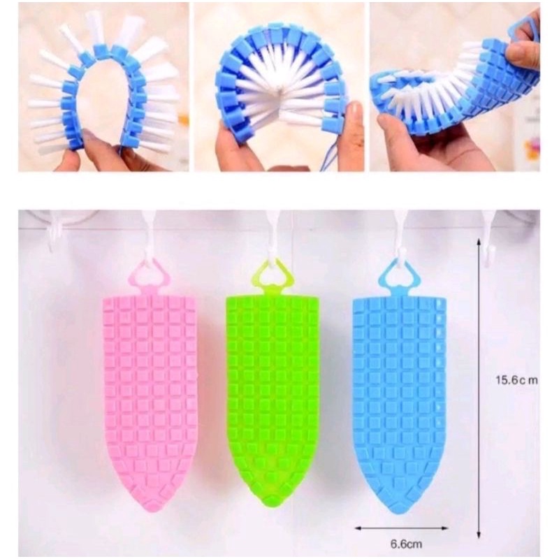 US192 Sikat Flexibel Elastis Serbaguna Bisa Lengkung Flexsible By Toko Haji Usman