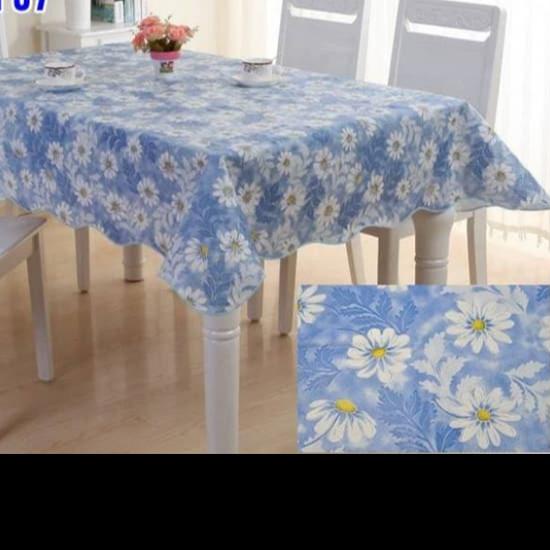 ◙ taplak meja anti air plastik persegi motif bunga murah ✷