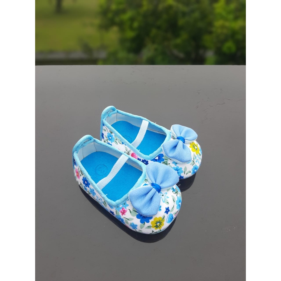 PRP02 Sepatu Anak Perempuan Prewalker Pita Premium 0-11 Bulan