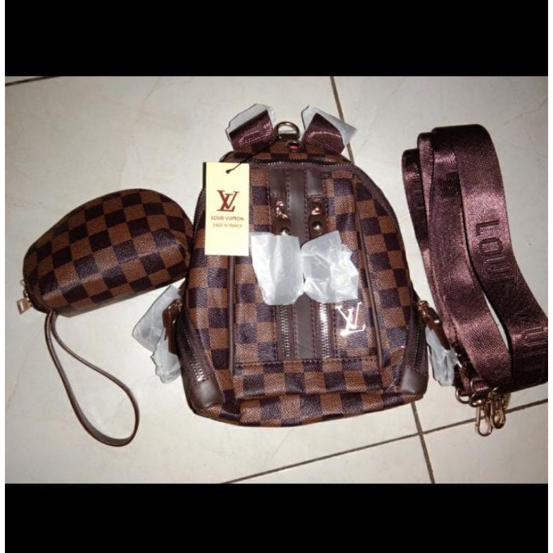 pl preloved tas backpack multifungsi LV chyntia