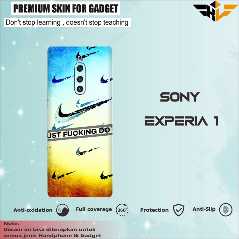 GARSKIN HANDPHONE SONY EXPERIA 1 JUST DO IT  (2PCS)