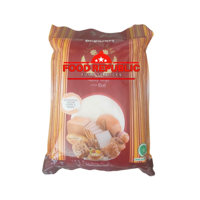 

PROMO [COD] TEPUNG CAKRA KEMBAR ROTI 5 KG - FLOUR BOGASARI UNTUK TINGGI PROTEIN