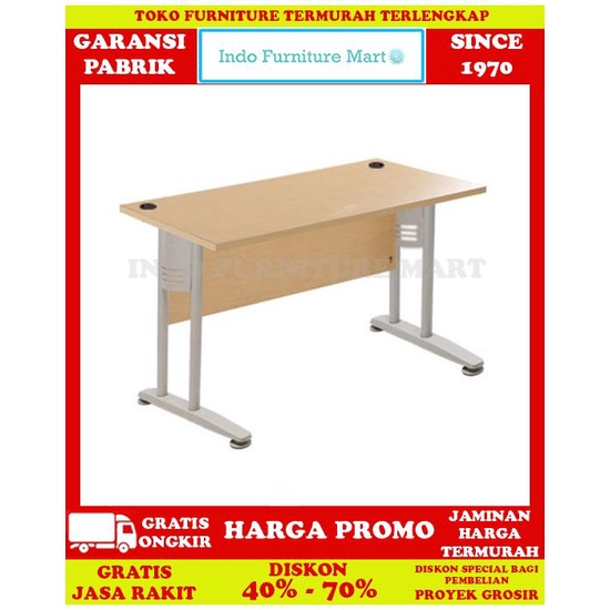 FrOk Meja Kantor Kerja Staff Minimalis Utama Indachi Dd 122 Cs 120cm