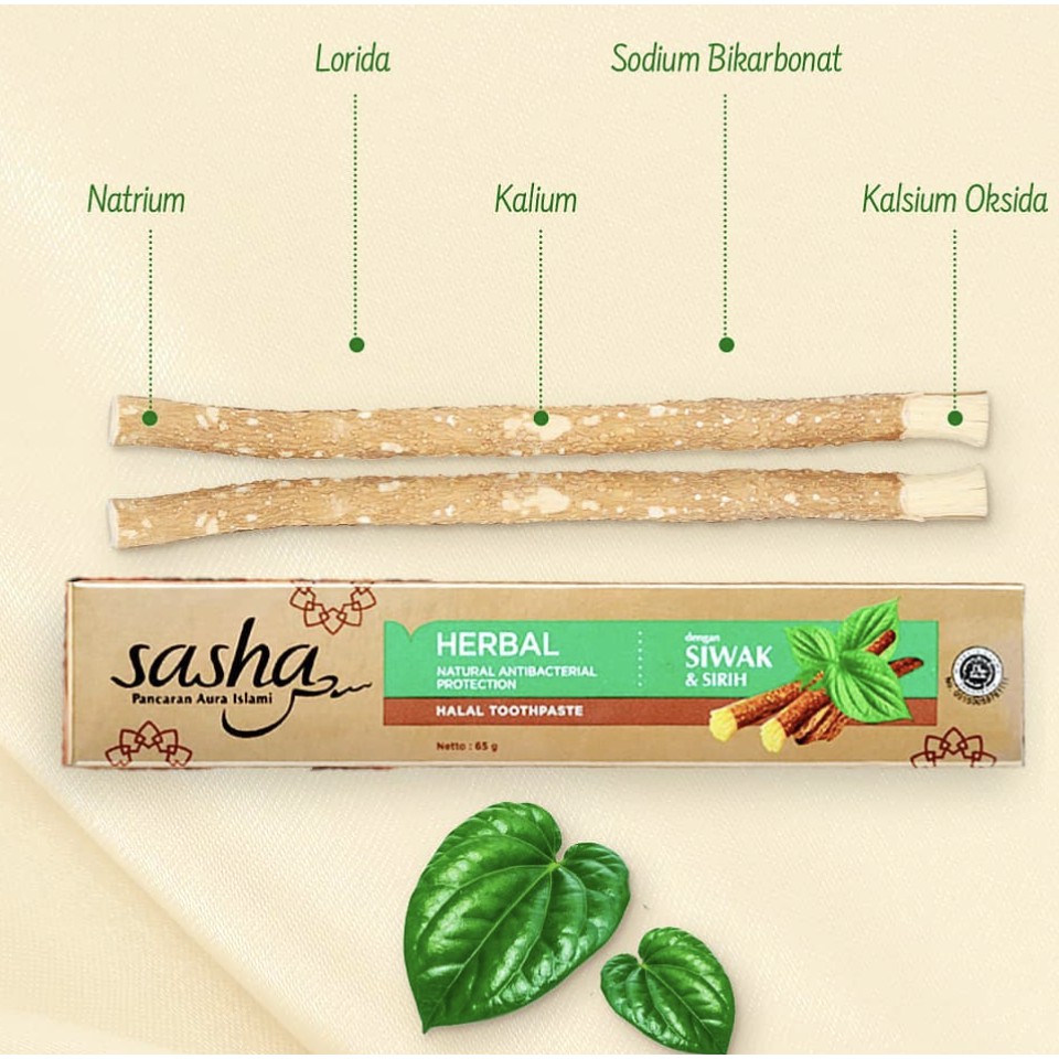 Pasta Gigi Sasha Siwak 65gr