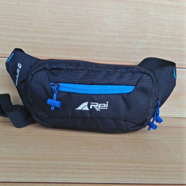 TAS PINGGANG REI 4310 NAVAJO BLACK BLUE - WAIST BAG REI