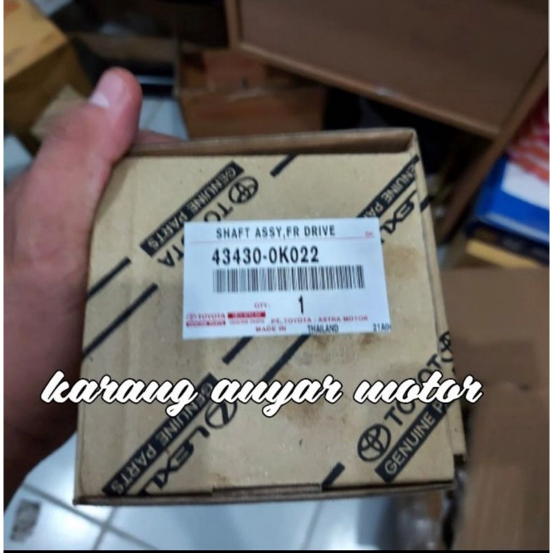 DRIVE SHAFT HILUX VIGO-AS RODA DEPAN HILUX-FORTUNER DIESEL ORIGINAL