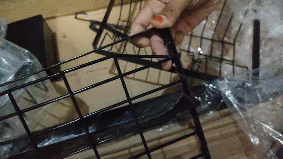 Rak Piring Dapur Stainless Steel Hitam Peralatan Wastafel Kuat Drain Rack Baja Anti Karat 2 Susun