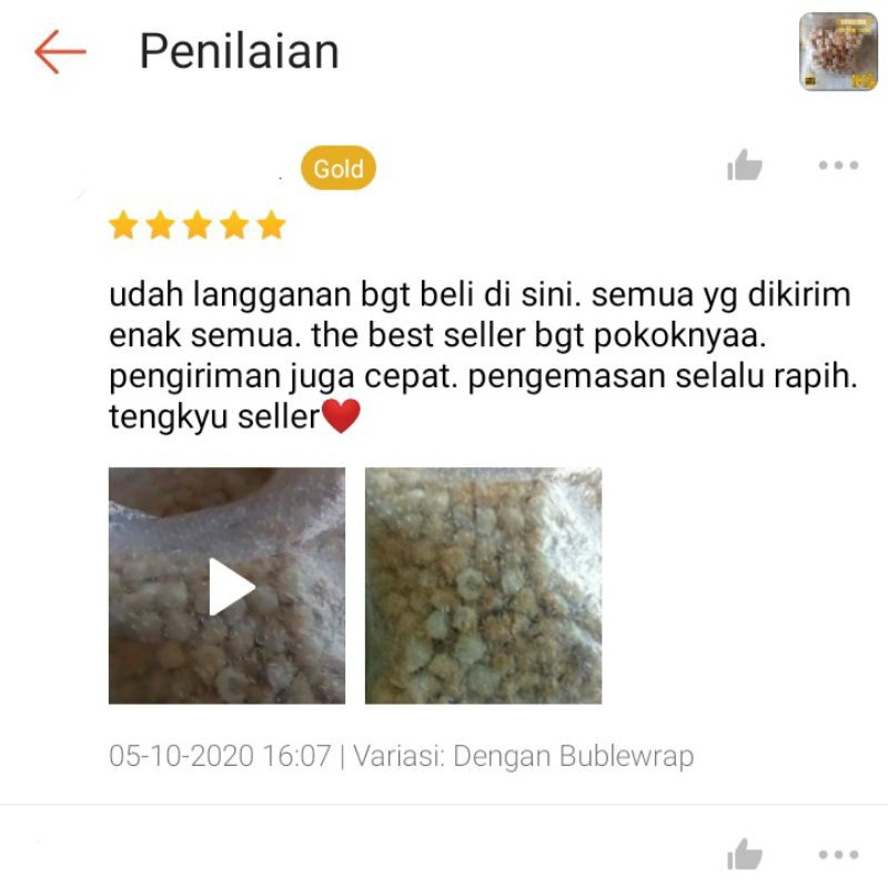 1 Kg SIOMAY MINI Cuanki Pangsit Gurilem Garut Merk SAWARGI Toping Baso Aci, dan Cuanki