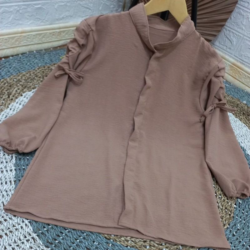 RENNA BLOUSE SERUT //HENNA BLOUSE CRINKLE AIRFLOW LENGAN SERUT