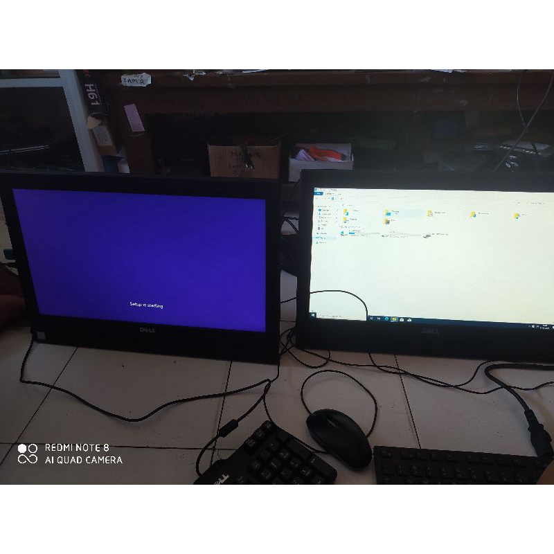 PC all in one dell core i5 gen 7