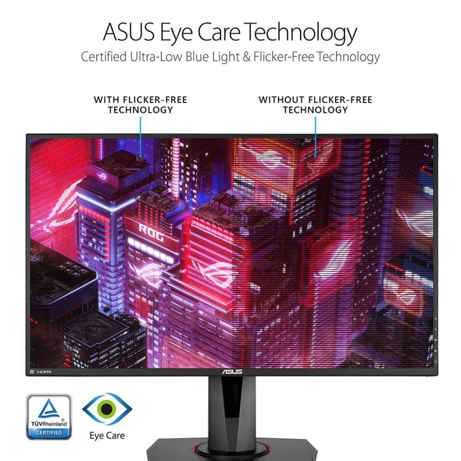 Monitor LED ASUS VG278QR 27inch 165hz 0.5ms GSYNC FHD 1080p 27&quot;