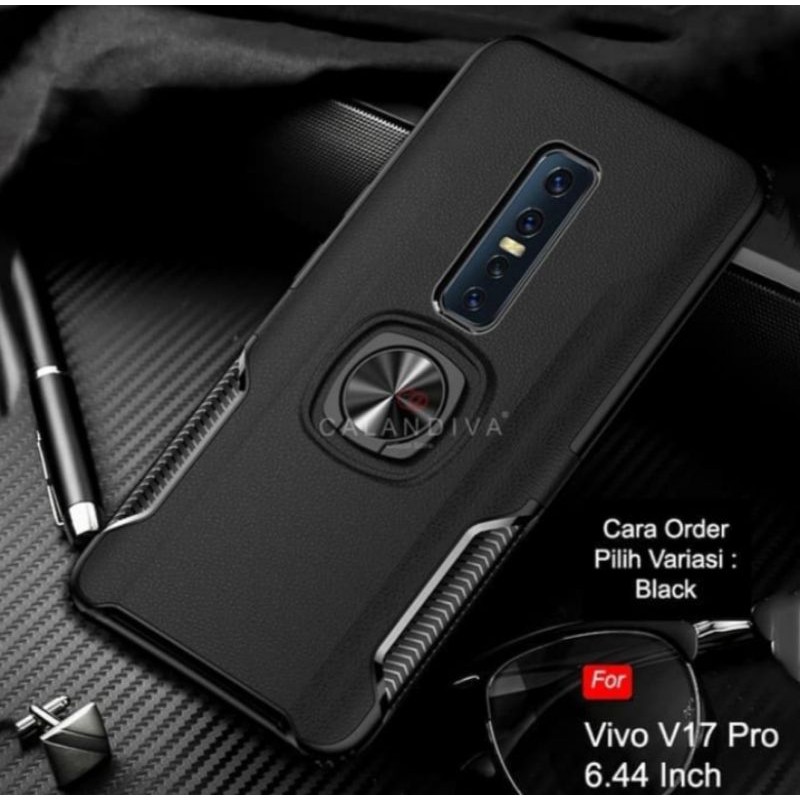 Hard Case Vivo V17 Pro Casing Ring Thunder 360 spigen
